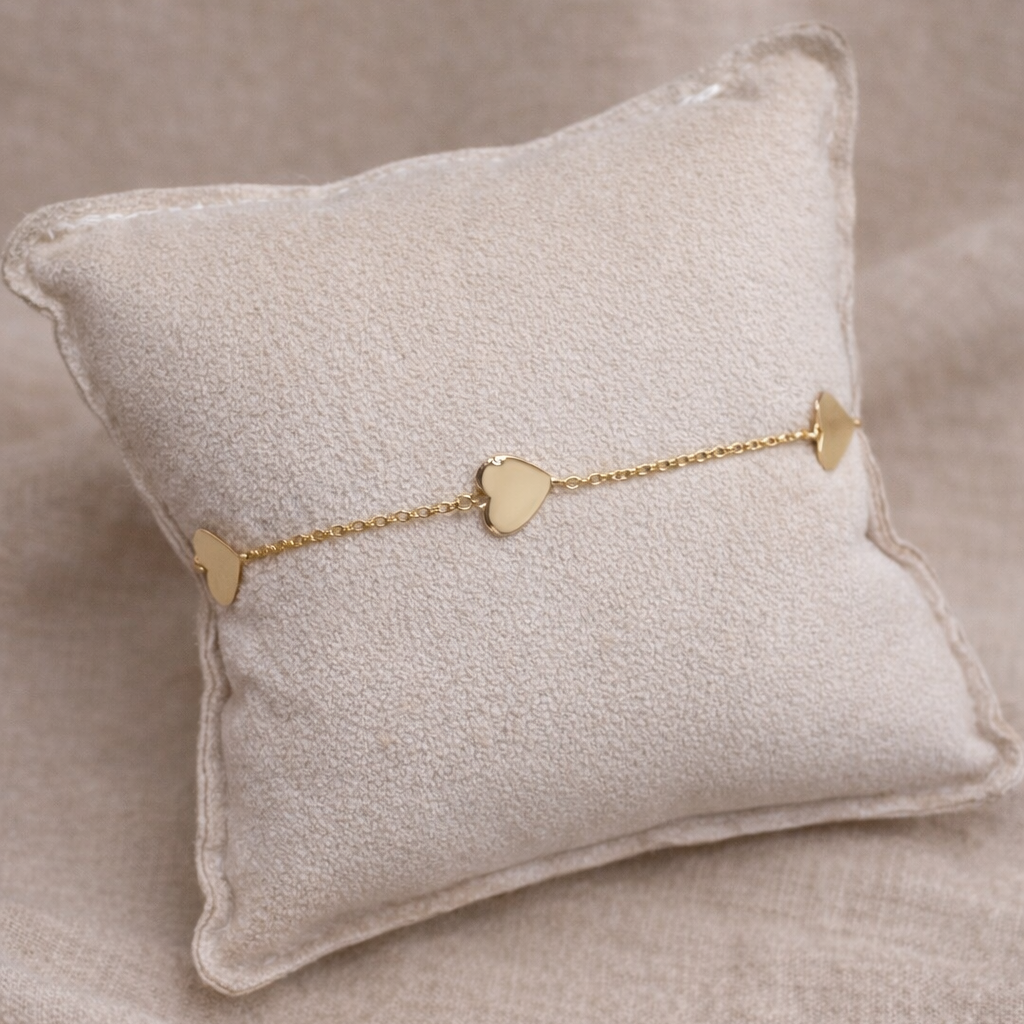 Triple Heart Bracelet