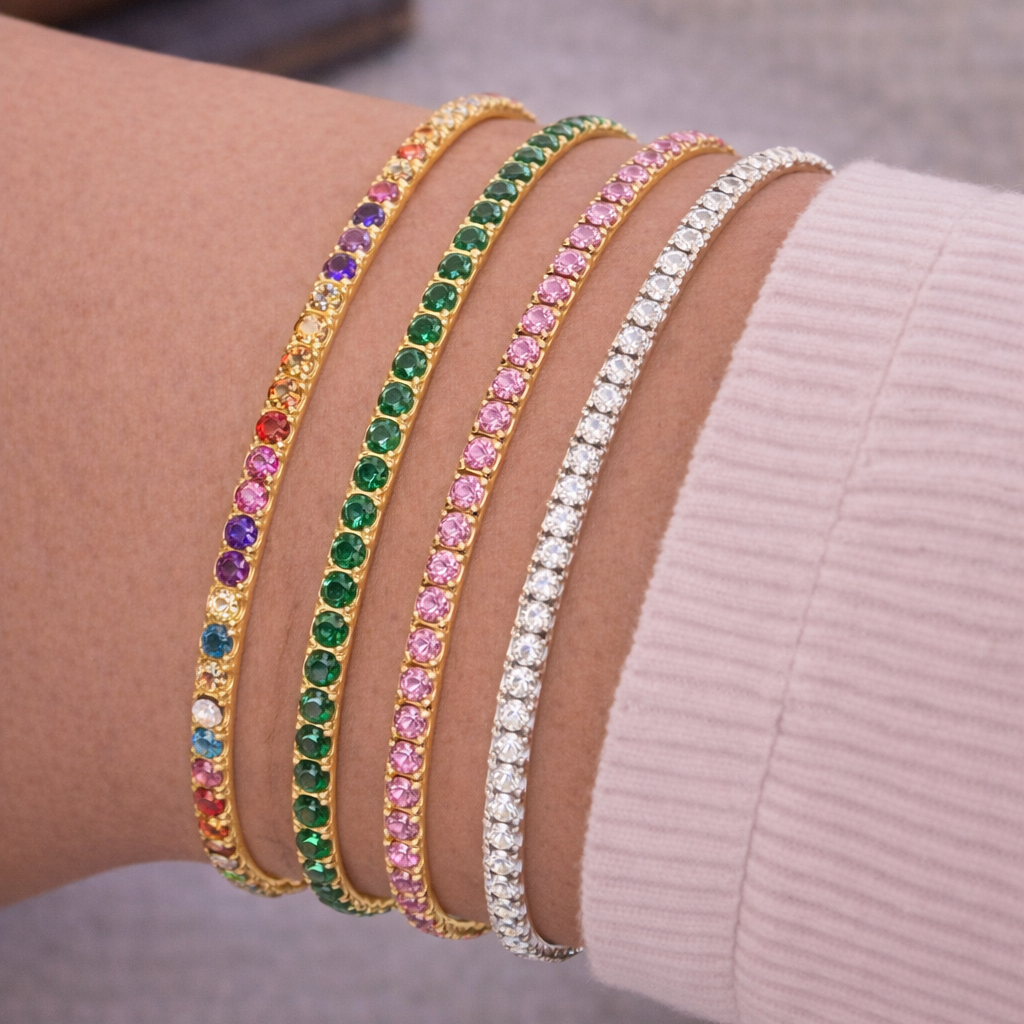 Sterling Silver Tennis Bracelet