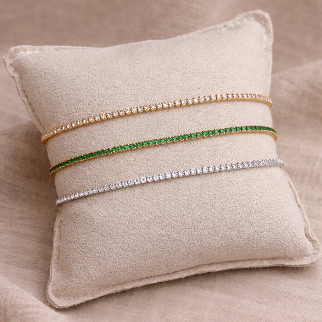 Sterling Silver Tennis Bracelet