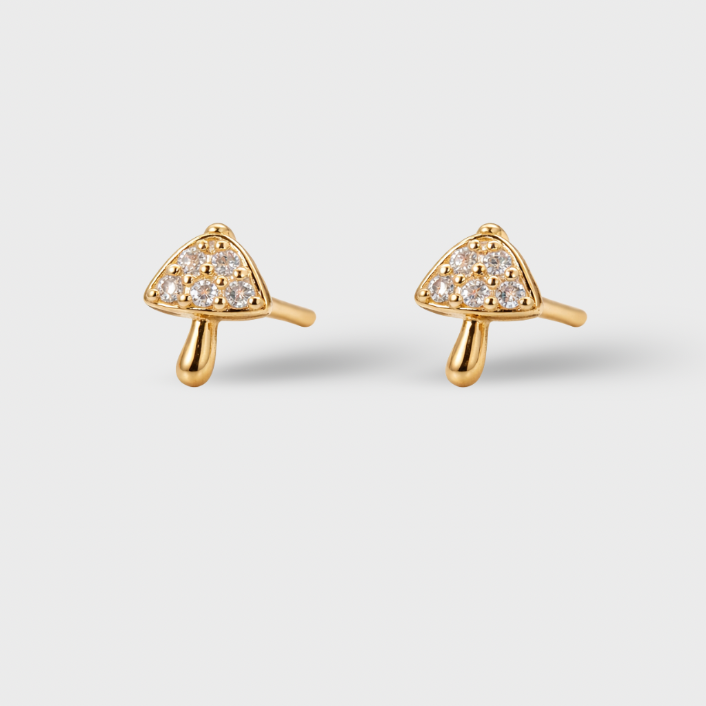 Clear Mushroom Studs