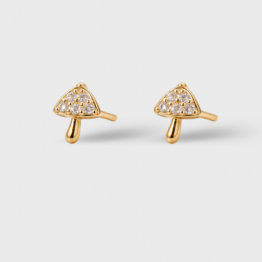 Clear Mushroom Studs