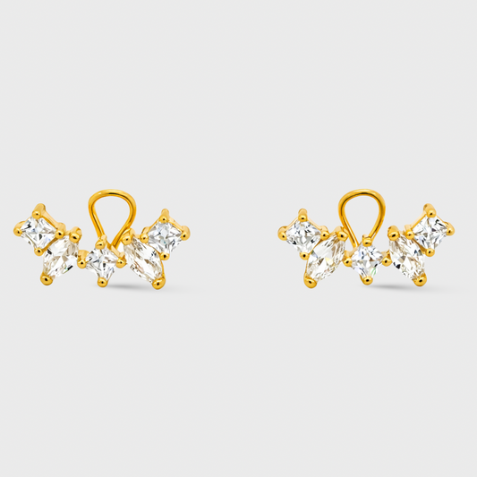 Cubic Zirconia Ear Climber