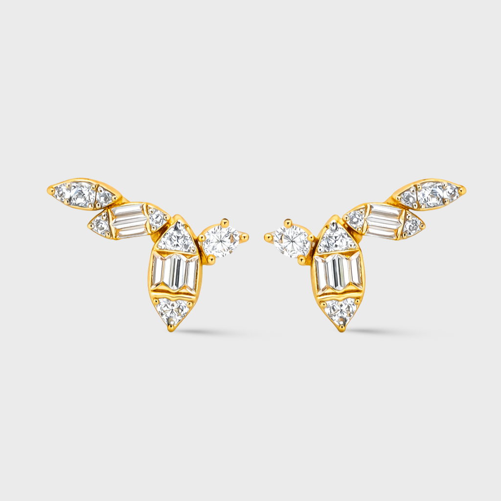 Marquise & Baguette Earrings
