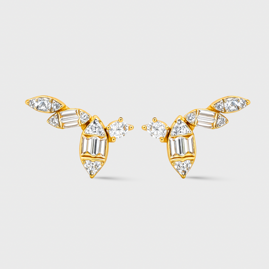 Marquise & Baguette Earrings