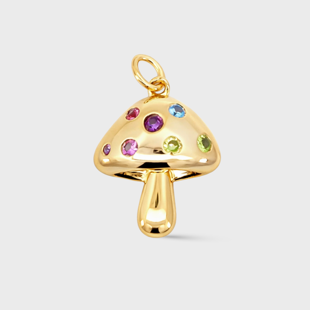 Multicolor Mushroom Pendant